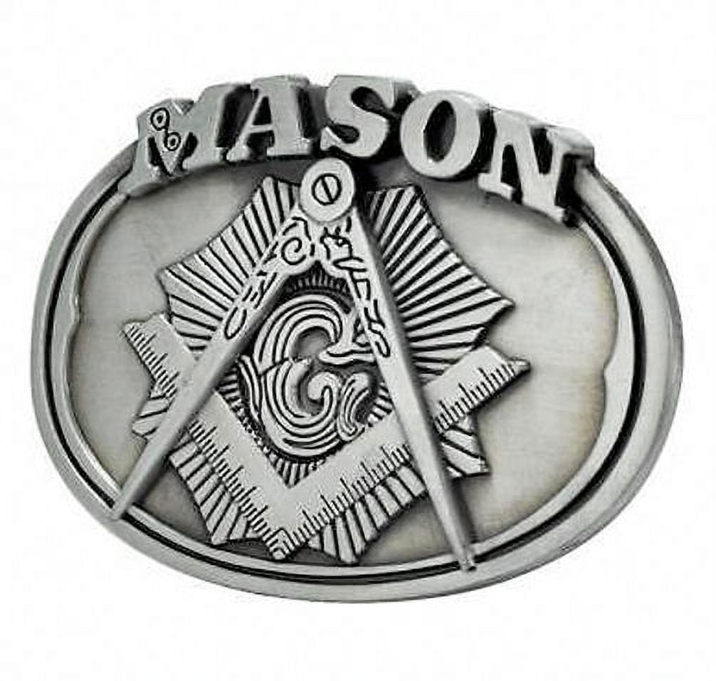 freemason belt buckle