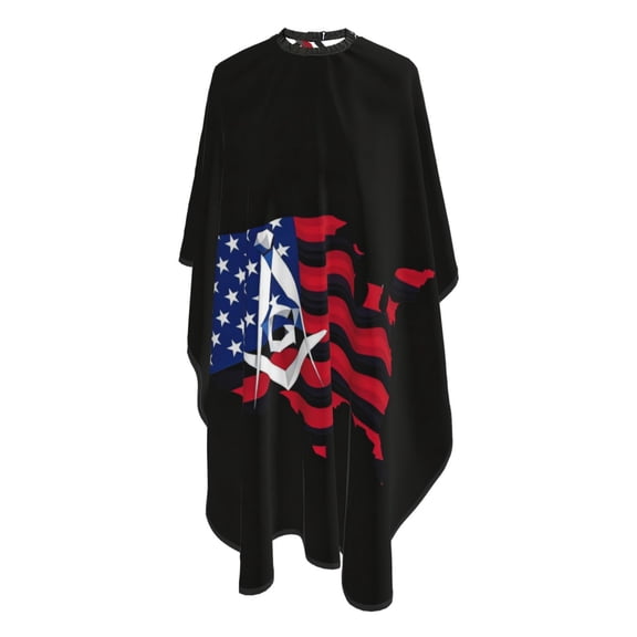 Freemason Flag Barber Cape 66"x55" Salon Hair Cutting Haircut Cape Color Capes Stylist HairdresserApron