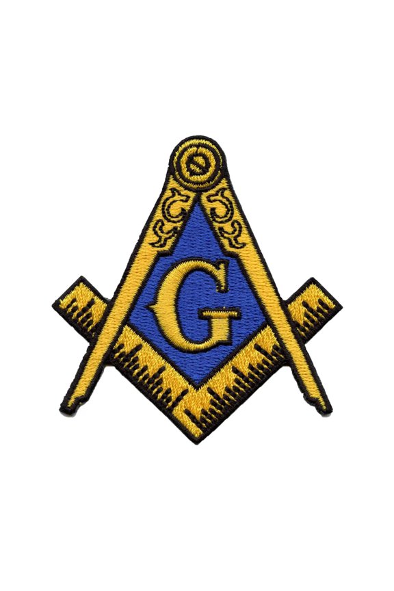 Freemason Fraternal Symbol Patch Brotherhood Masonry Embroidered Iron On
