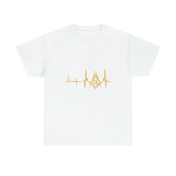Freemason Heartbeat Masonic Heartbeat T-Shirt