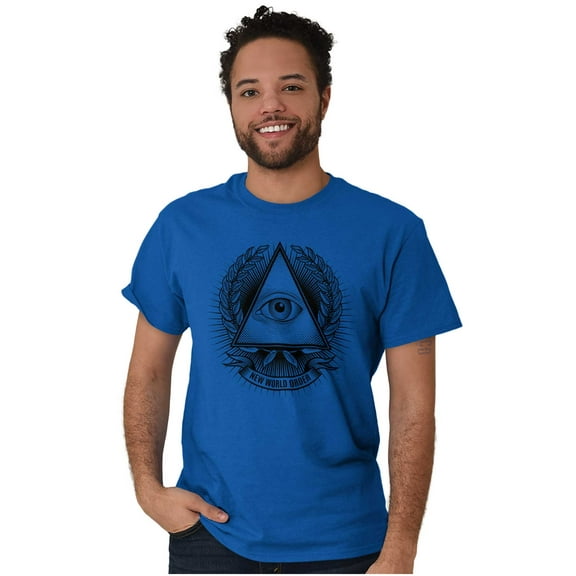 Freemason Providence Triangle Symbol Plus Size Crewneck Graphic Tee Shirt Brisco Brands 2X