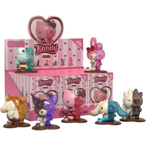 Freeny's Hidden Dissectibles Series 2 Kandy x Sanrio Choco Edition Mini Figure PVC Blind Box (6 Packs)