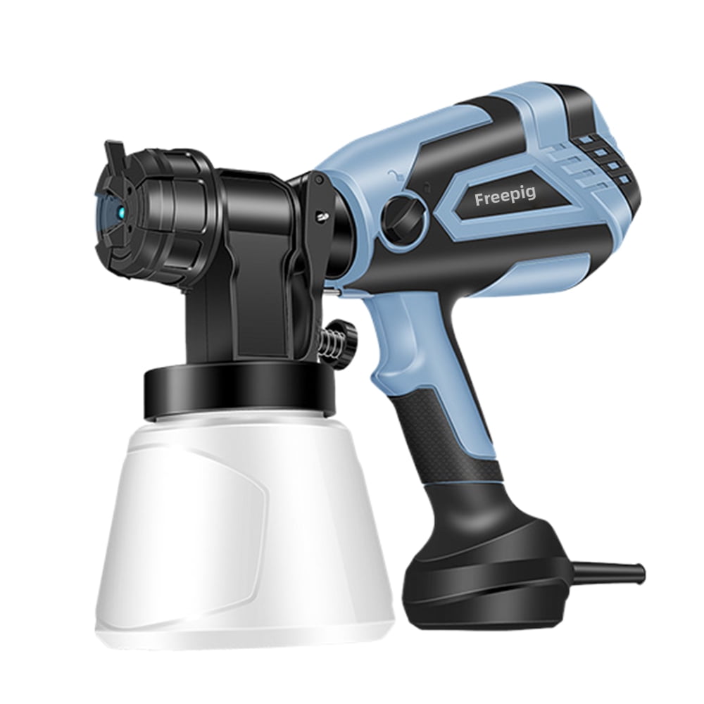 Freepig Paint sprayers, Spray Paint Gun with 5 Nozzles and 1400ml