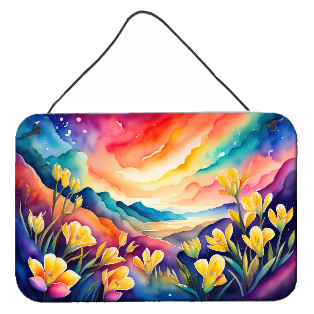 Freesia in Color Wall or Door Hanging Prints 8 in x 12 in
