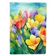 thumbnail image 1 of Freesias in Watercolor Garden Flag 11.25 in x 15.5 in, 1 of 5