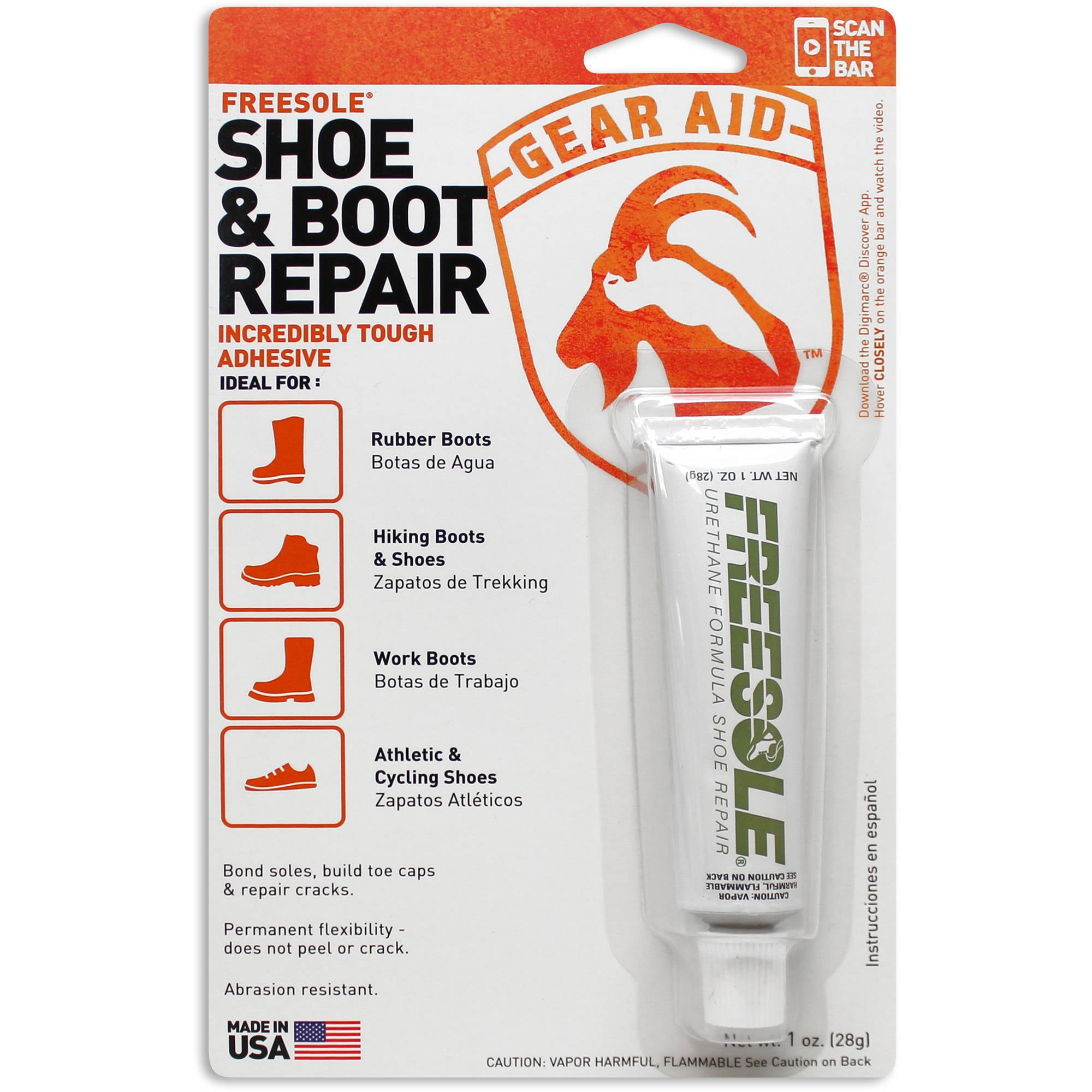 GEAR AID Aquaseal SR Shoe Repair Adhesive, 1 oz