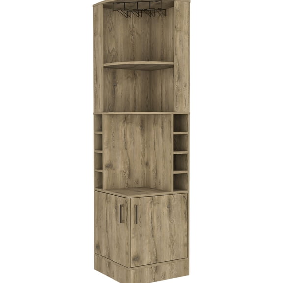 Freestanding 8 - Bottle Bar Cabinet / Showcase Special Liquor in Home