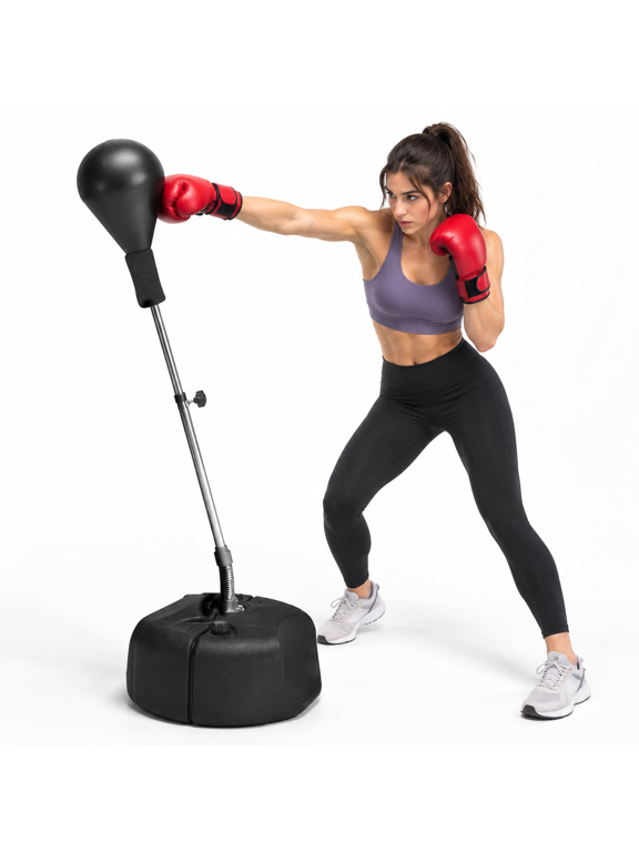 Freestanding Adjustable Pro Punching Bag with Stand for Teens and Adults