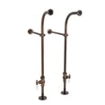 thumbnail image 1 of Freestanding Bath Supplies with Porcelain Lever Handles in Oil Rubbed Bronze, 1 of 2