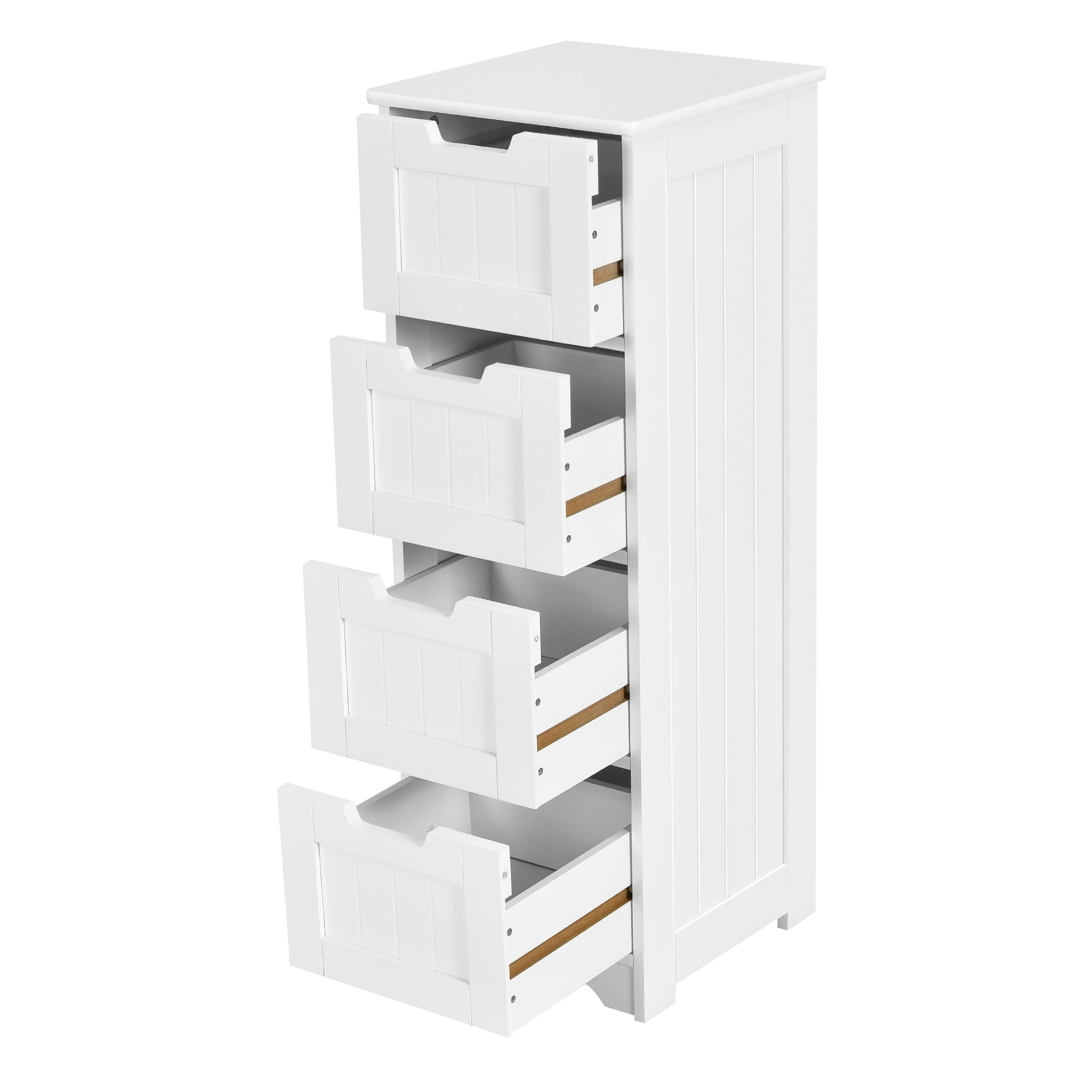 White MDF Lockable Cabinet with Adjustable Shelving