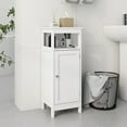thumbnail image 1 of Freestanding Bathroom Floor Cabinet, Storage Cabinet White 4, 1 of 5