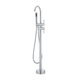 thumbnail image 1 of Freestanding Bathtub Faucet Floor Mount – Dual Water Modes & 360° Swivel for Luxurious Bathing, 1 of 10