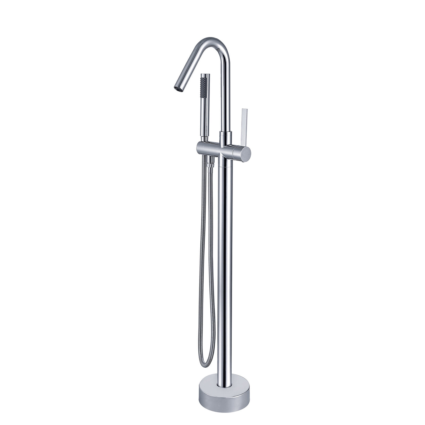 Freestanding Bathtub Faucet, Freestanding Bathtub Faucet with Hand Shower, Freestanding Tub Filler,Metal Standalone Tub Faucet, Bath & Faucets Freestanding Tub Faucets