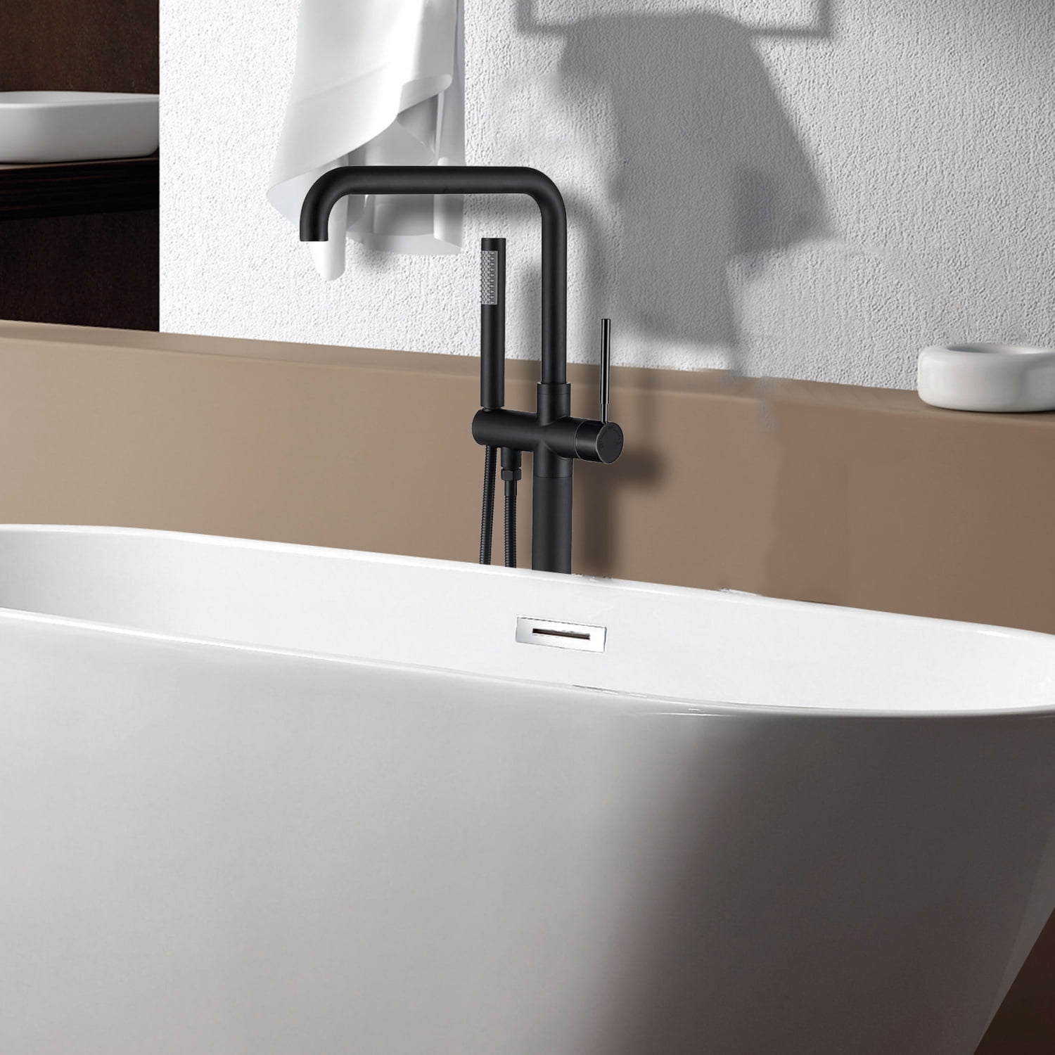 Freestanding Bathtub Faucet Hand Shower Combo - Walmart.com