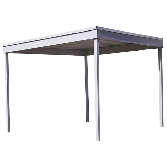 Freestanding Carport/Patio Cover 10 x 10 ft. Eggshell