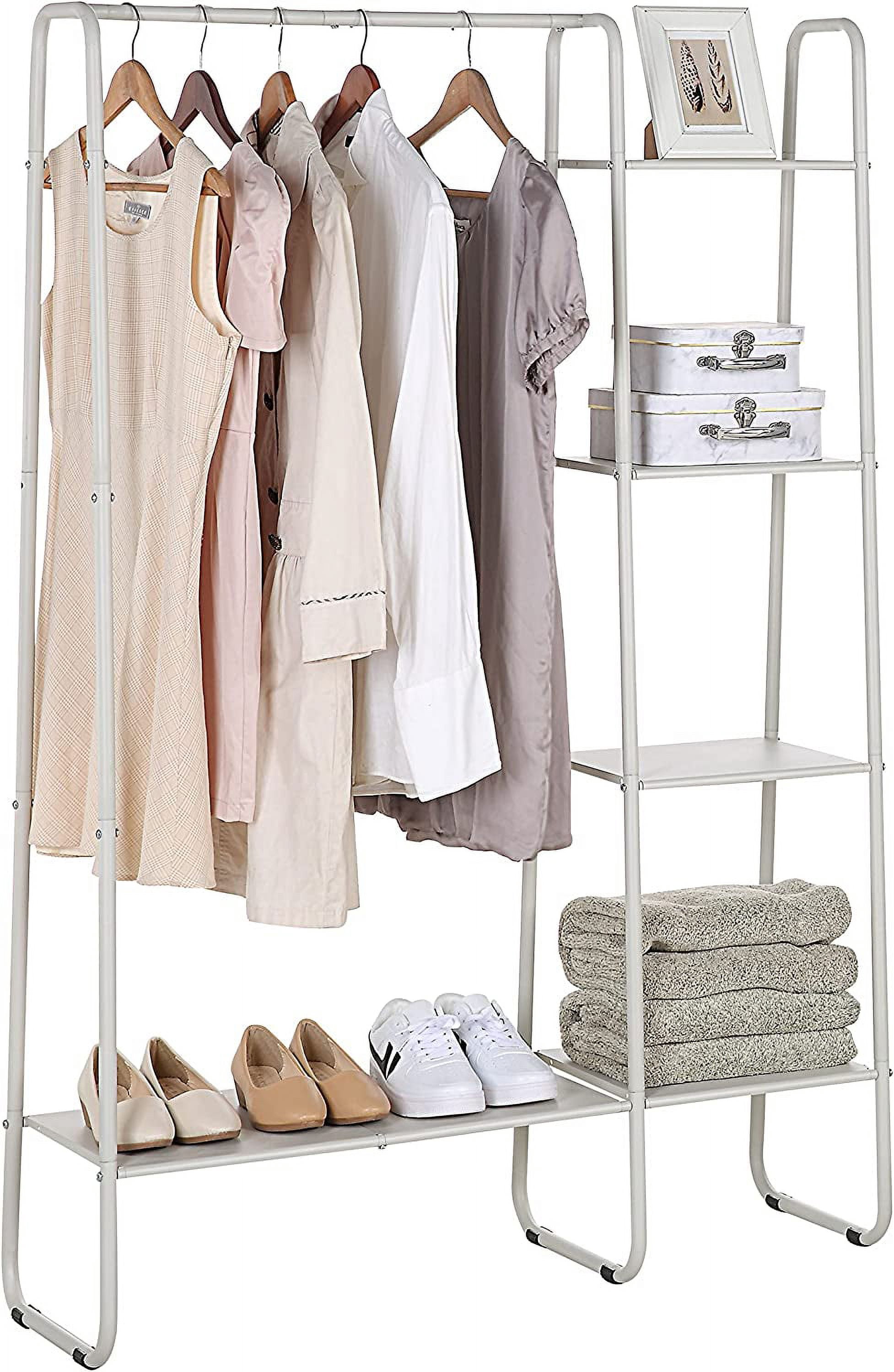 Garment Accessory Storage Freestanding Clothes Metal Garment and Accessories, Organizer Closet ...
