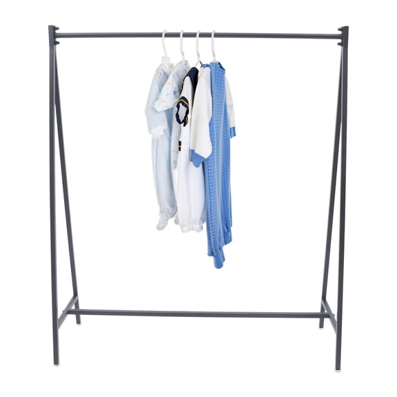 Freestanding Clothes Rack Vintage Cloakroom Clothing Rack Storage Shelf Shop Display Stand Garment Rack Dress Closet Rack- (Black)