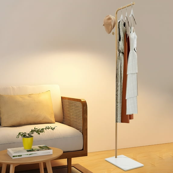 Freestanding Coat Rack, Iron Slate, 77.16lbs Load