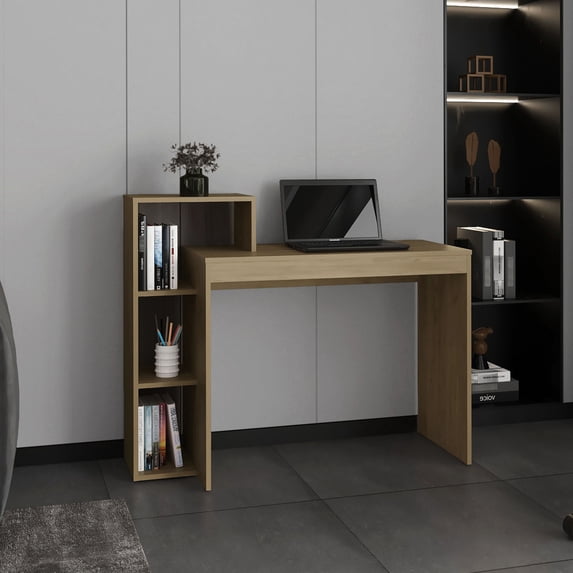 Freestanding Computer Desk | Ample Space for Books and Essentials | Durable and Long-Lasting