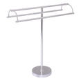 thumbnail image 1 of Freestanding Double Arm Towel Valet - Satin Chrome, 1 of 3