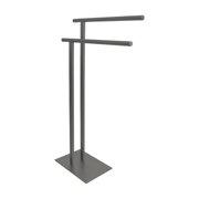 Freestanding Double Towel Rack, Oil Rubbed Bronze