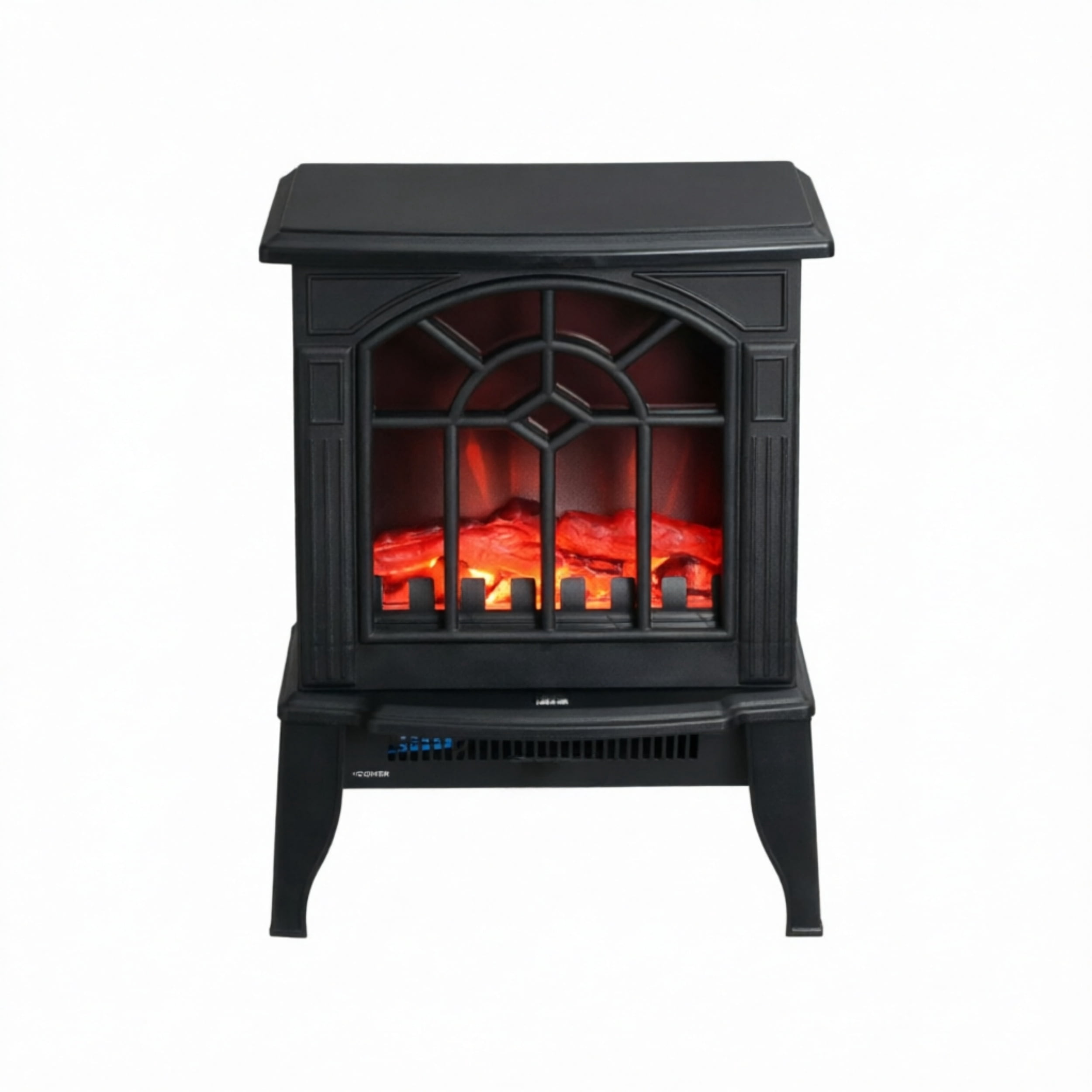 Freestanding Electric Fireplace Heater with Realistic Flame Effect,Electric Fireplace,Portable Electric Heater