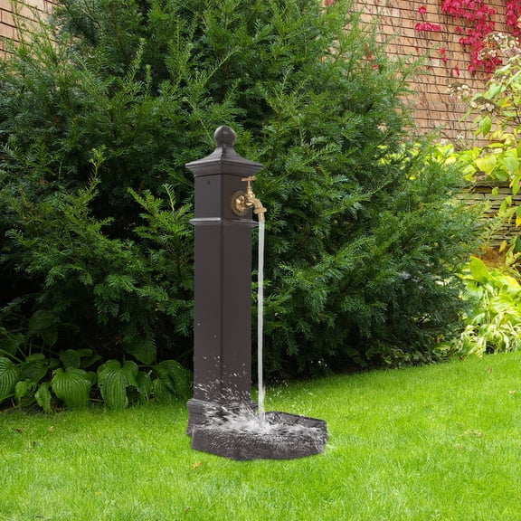 Freestanding Floor Mounted Hydrant Water Tap for Garden Farm Pasture Backyard Irrigation Washing