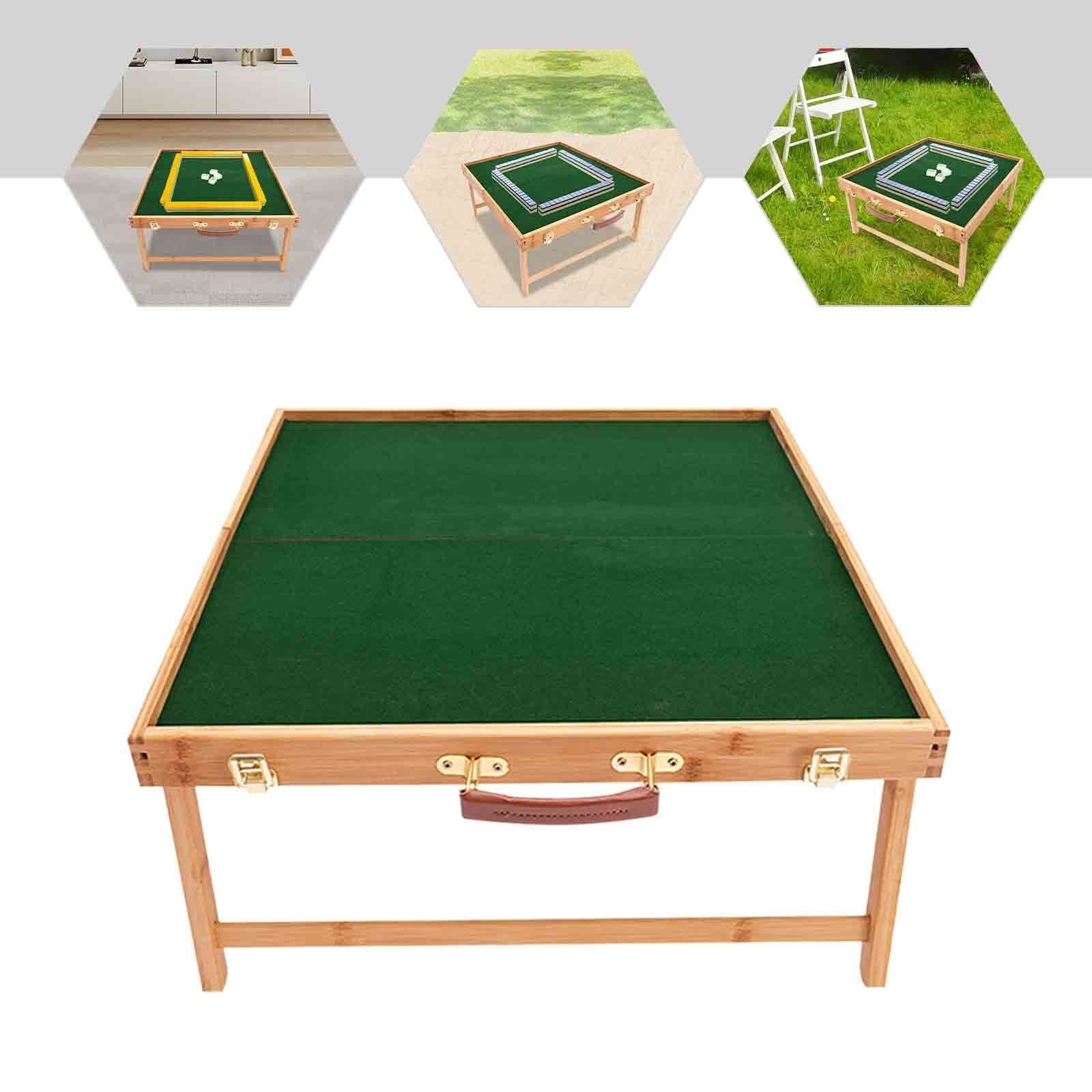 Freestanding Foldable Mahjong Table, Portable Mahjong Table for Outdoor ...
