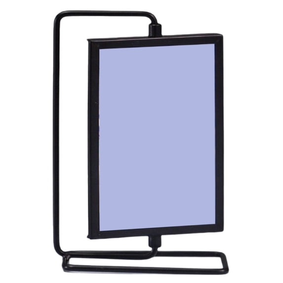 Freestanding Glass Photo Frame, Creative Lighted & Sleek Tabletop Picture Frame Ornament for Desk, TV Cabinet, Bedroom, Home and Office Decor