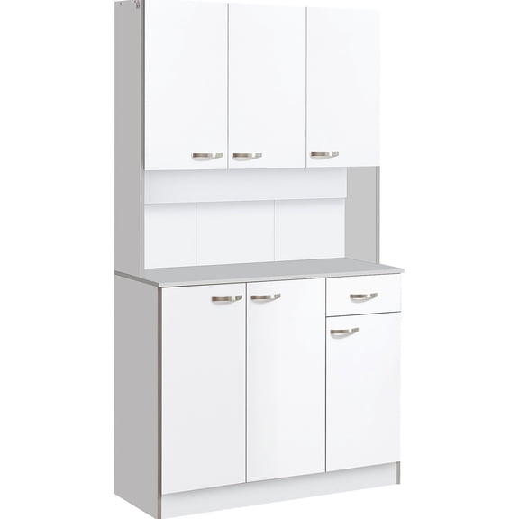 Freestanding Hutch | Storage Server | Dining Room and Kitchen + Enhance Space Functionality
