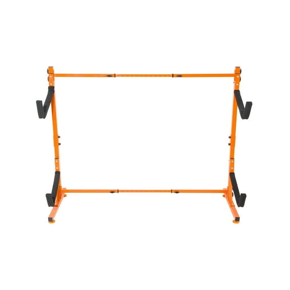 Freestanding Kayak Storage Rack for 2 Kayaks, Heavy-Duty Adjustable Steel Canoe & Paddleboard Stand with Padded Arms, 175LB Capacity for Indoor/Outdoor Garage Use