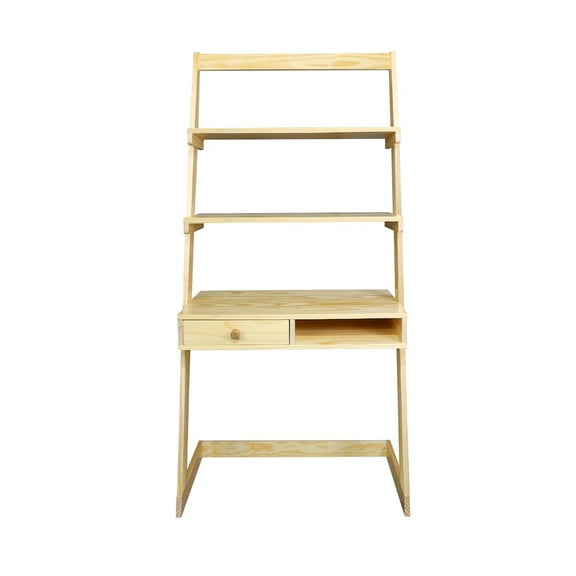American Trails Freestanding Ladder Desk with Drawer, Natural