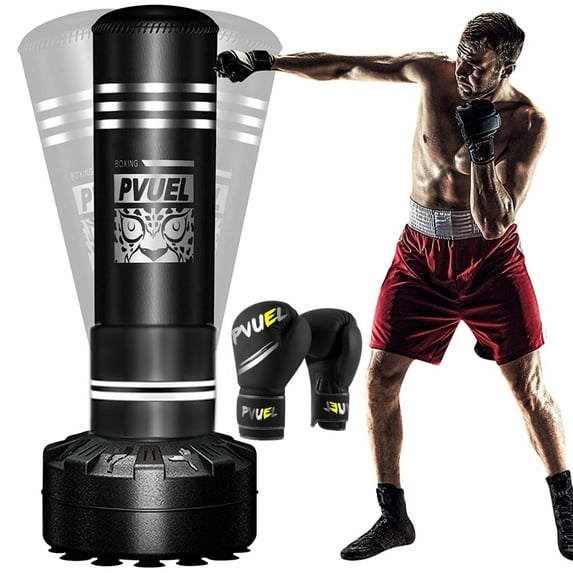 Freestanding Punching Bag 68'' - 200lb Heavy Boxing Bag with Suction Cup Base for Adult Youth Women Men