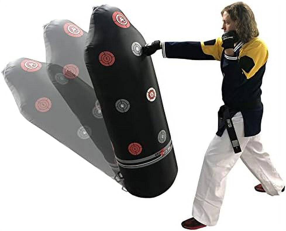Freestanding Punching Bag With Targets, Water Weighted Base 69" Tall