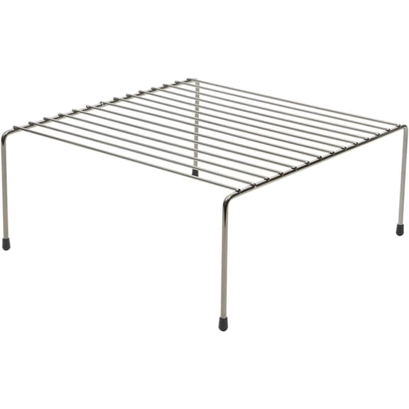 Freestanding Shelf Helper for Dinnerware by  | Storage Organizer for Cabinets or Countertop | Holds Plates, Bowls