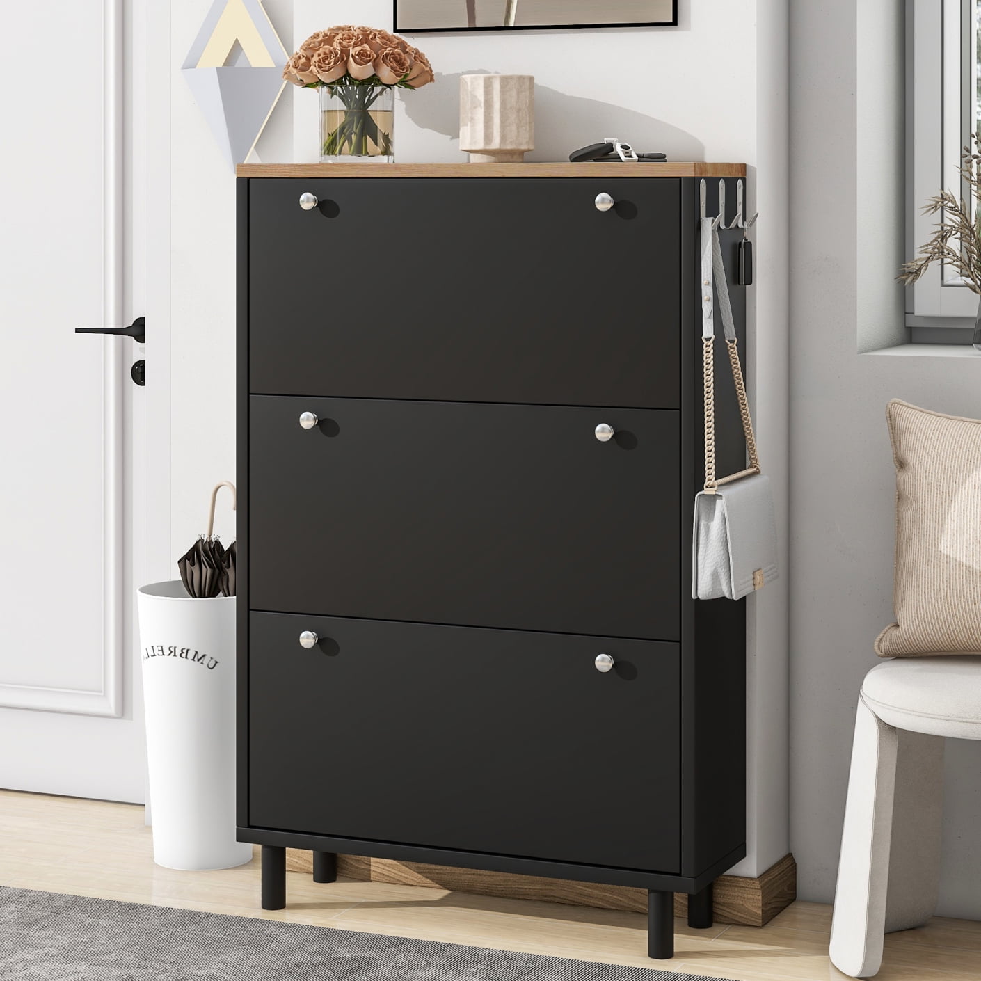 Drawer type shoe rack sale