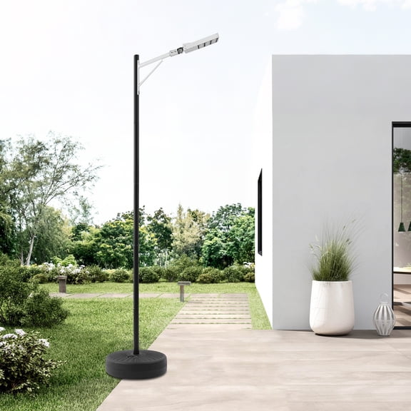 Freestanding Street Light Pole, Modern Style Street Lamp Post, Outdoor Street Courtyard Parking Lot Lighting Post