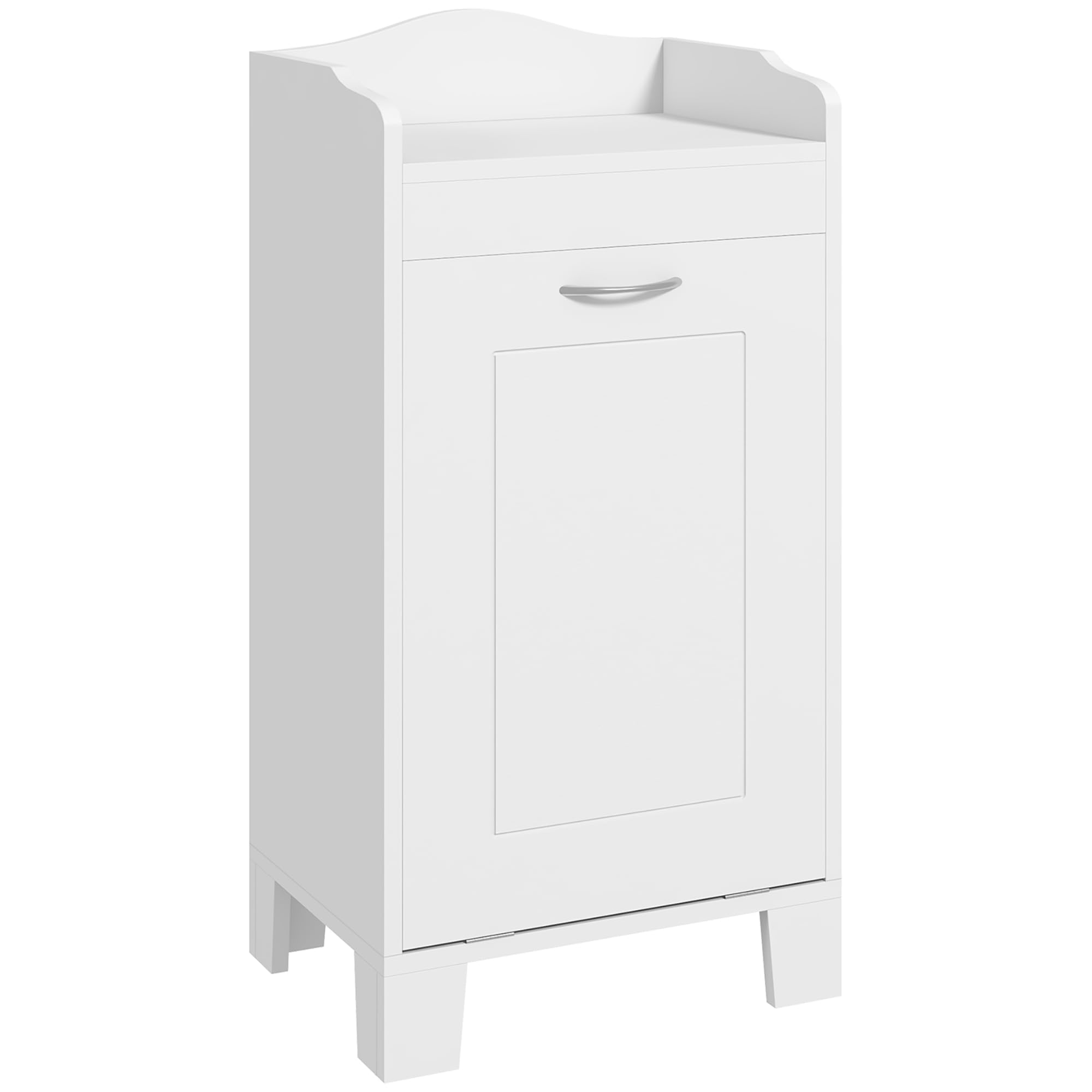 Freestanding Tilt Out Hamper Cabinet, Bathroom Storage Solution for ...