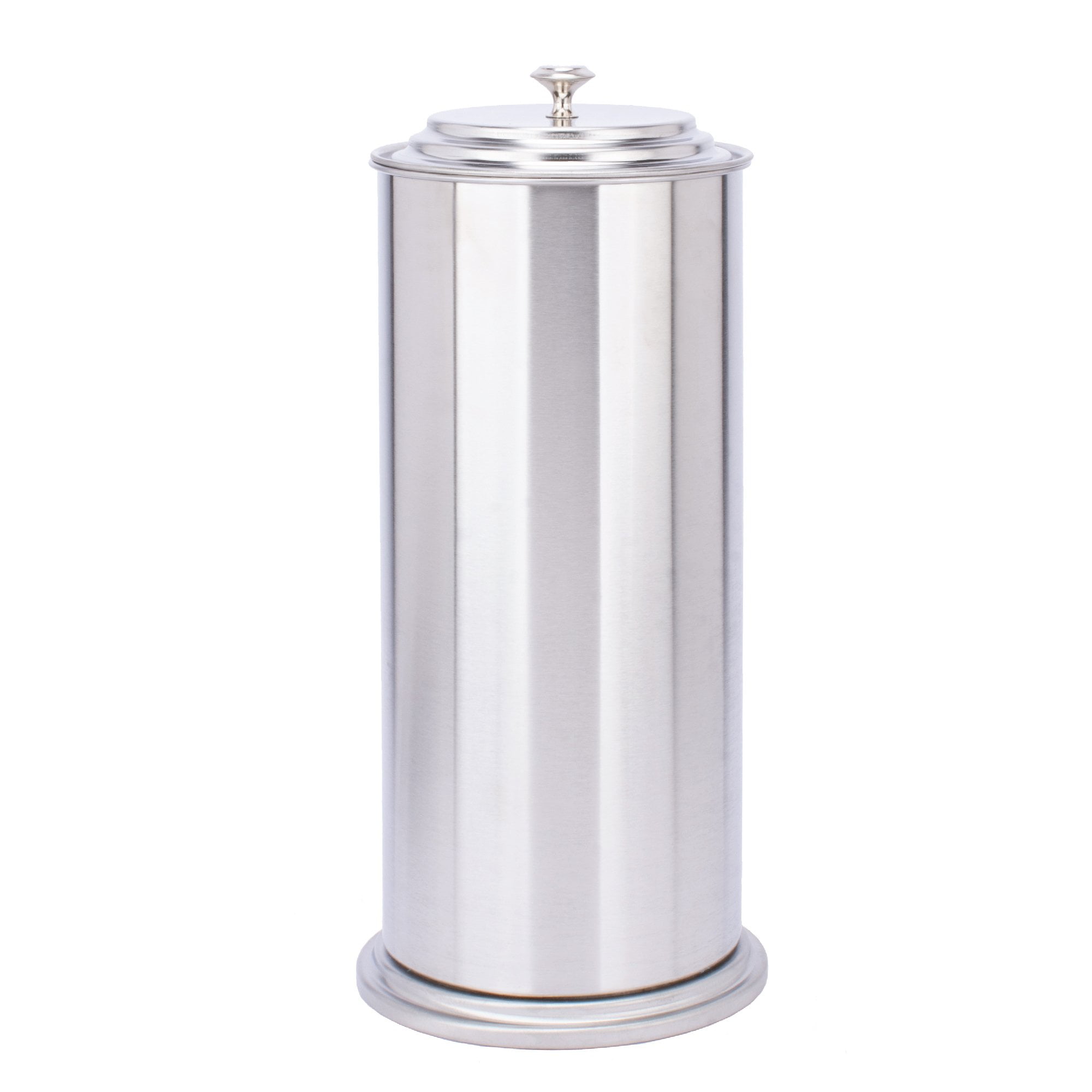 Freestanding Toilet Paper Holder Canister for Large and Extra Large Rolls  by JS Jackson Supplies