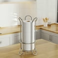 thumbnail image 1 of Freestanding Toilet Paper Holder and Paper Towel Rack Organizer for Bathroom, Kitchen, Desktop Storage, Space Saving Design with Raised Feet, Holds Multiple Rolls, 1 of 6