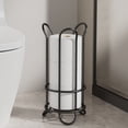 thumbnail image 1 of Freestanding Toilet Paper Holder and Paper Towel Rack Organizer for Bathroom, Kitchen, Desktop Storage, Space Saving Design with Raised Feet, Holds Multiple Rolls, 1 of 6