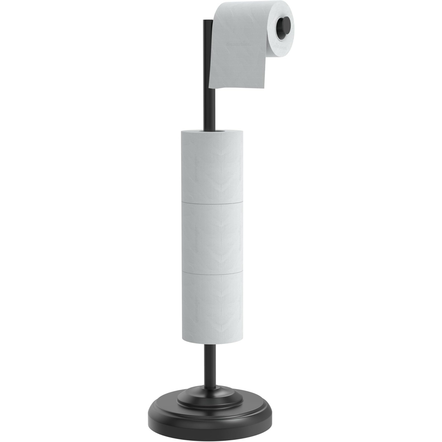 Matte Black Toilet Paper Standnull