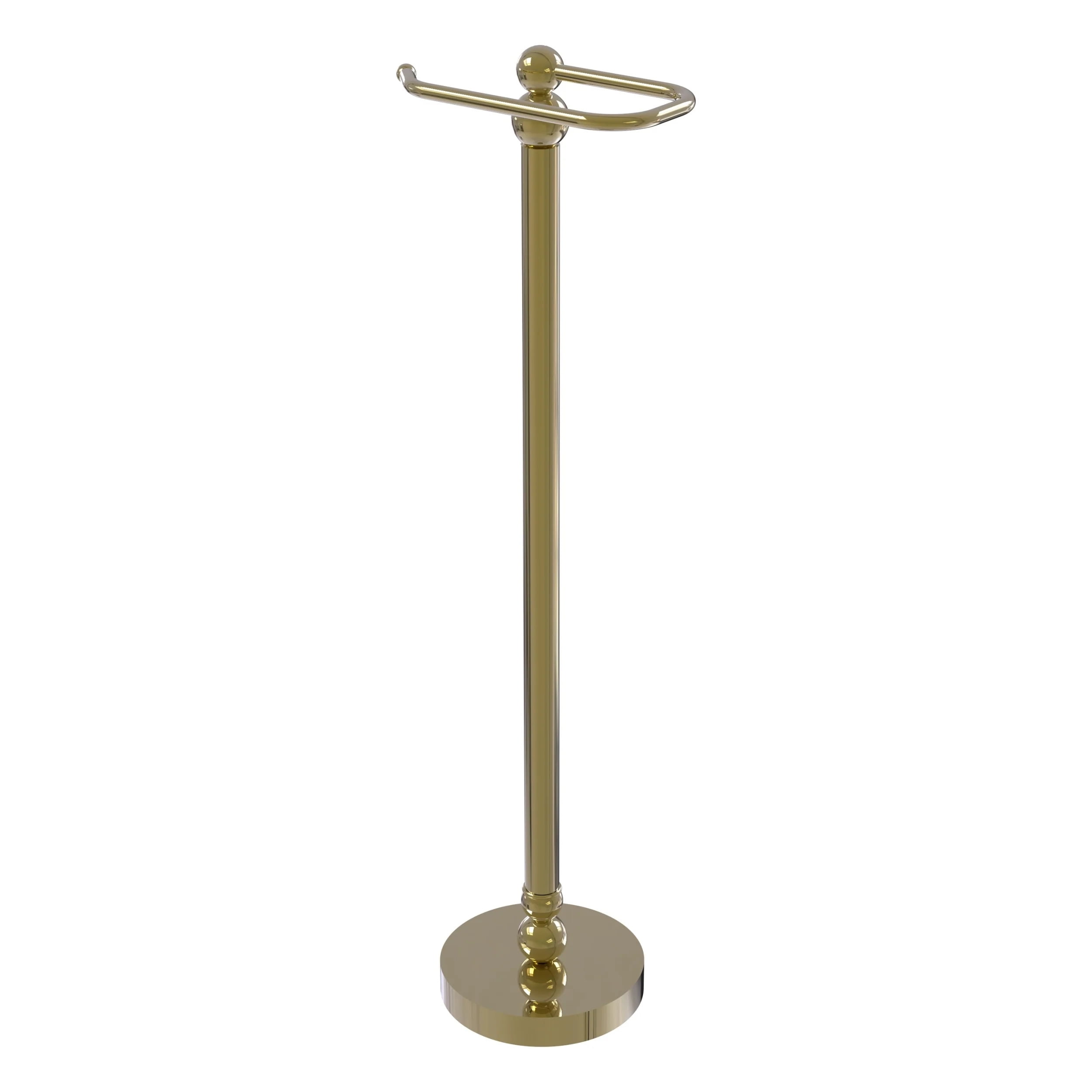 Freestanding Toilet Tissue Stand - Unlacquered Brass - Walmart.com