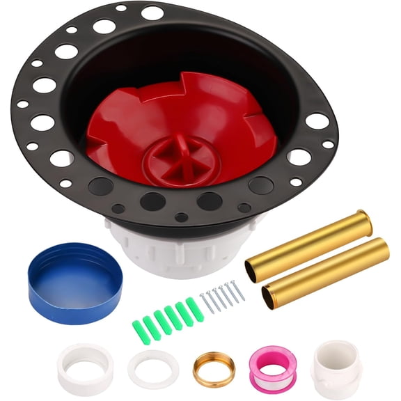Freestanding Tub Drain Rough-in Kit, Bathtub Drain Kit with PVC Adapter