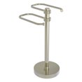 thumbnail image 1 of Freestanding Two Arm Guest Towel Valet - Polished Nickel / Grooved, 1 of 9