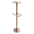 thumbnail image 1 of Freestanding Two Roll Toilet Tissue Stand - Brushed Bronze / Dotted, 1 of 5