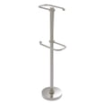 thumbnail image 1 of Freestanding Two Roll Toilet Tissue Stand - Satin Nickel / Twisted, 1 of 10