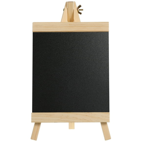 FRCOLOR Wooden Chalkboard Easel Stand Black Message Sign for Home Kitchen Wedding