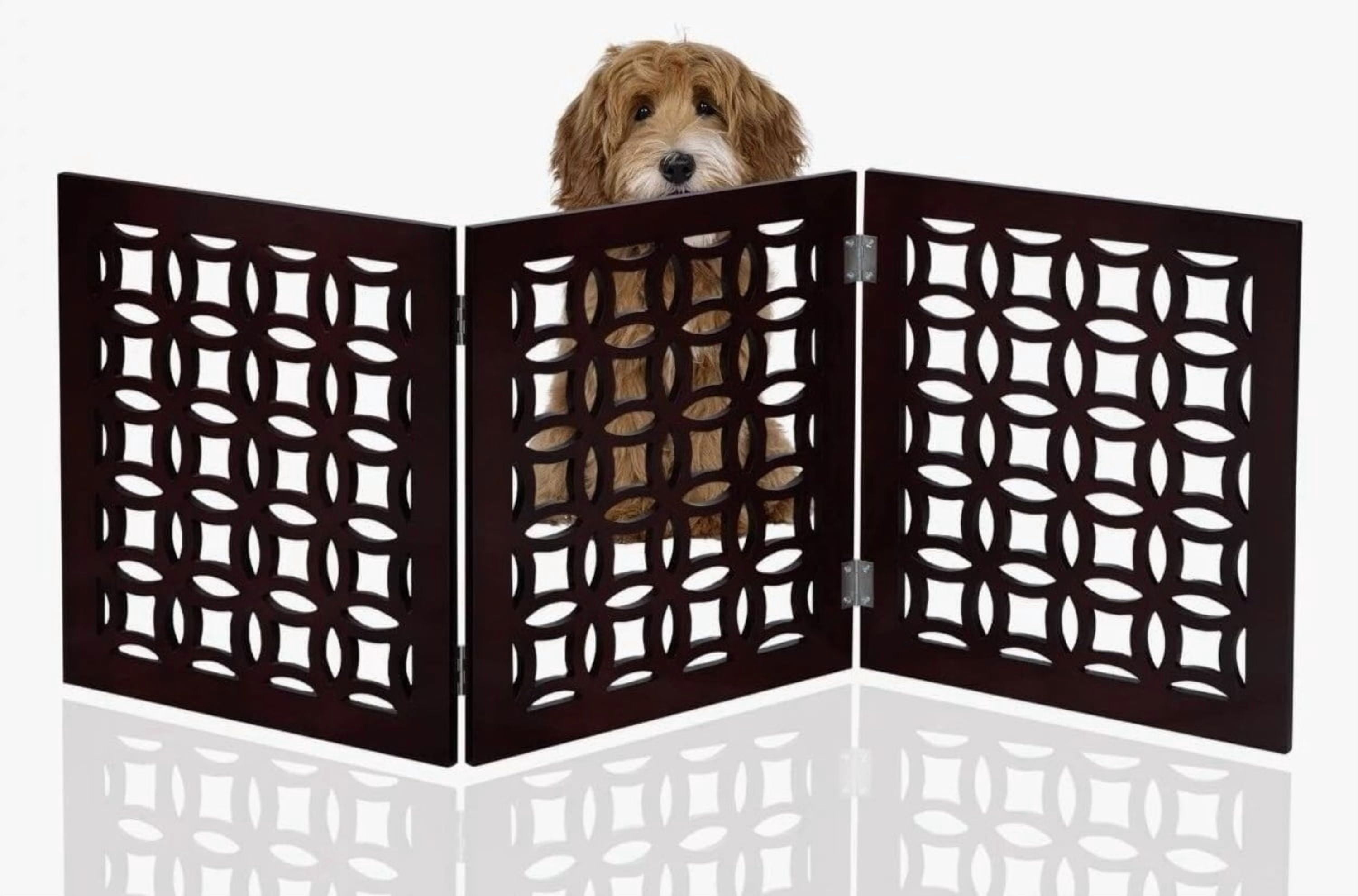 Freestanding Wooden Pet Gate