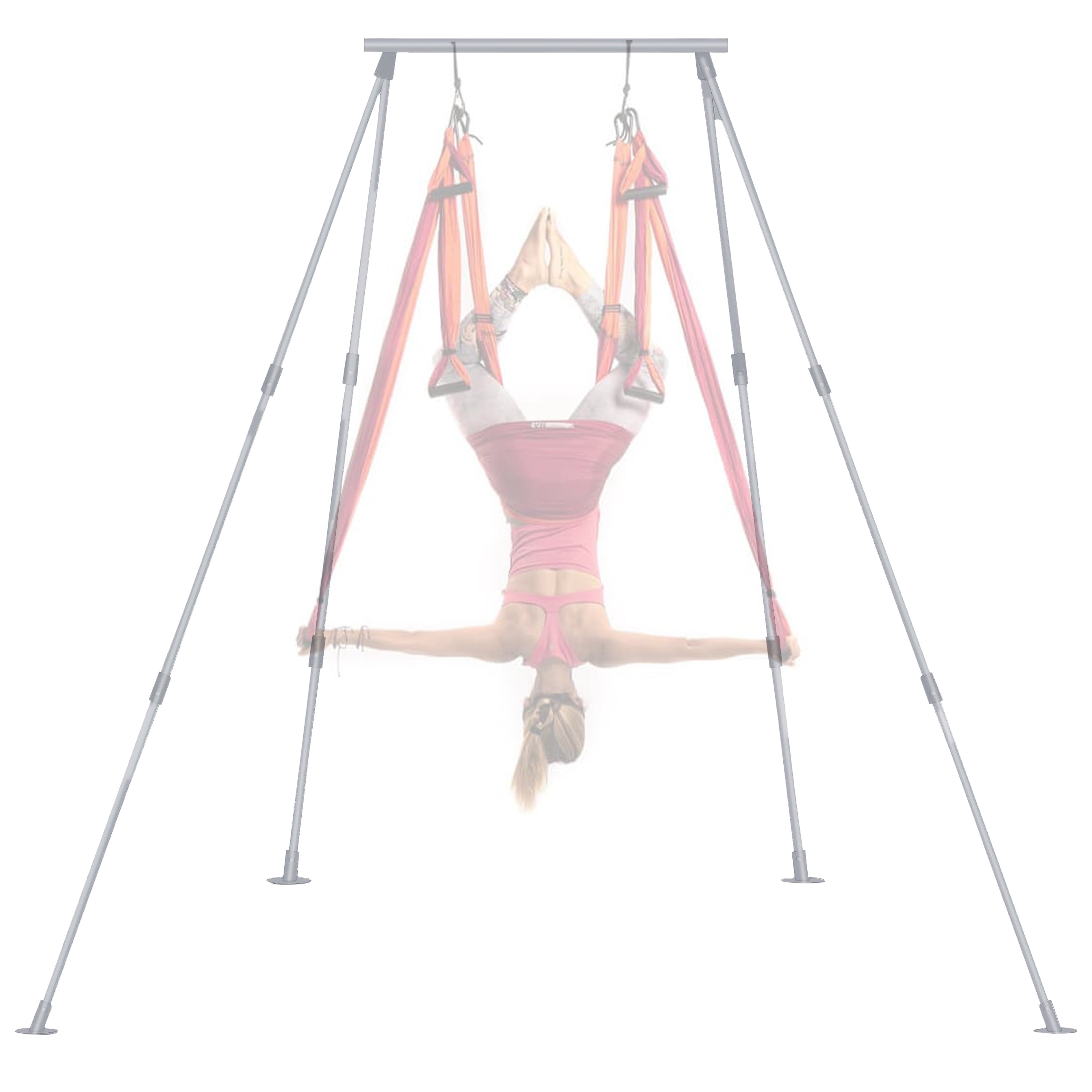 Freestanding Yoga Stand - Support up to 550 LBs- Perfect for Hooks,  Hammocks, Silk, Lyra, Pull-up bar, Punching Bag